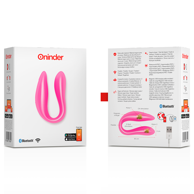 ONINDER - Lisboa G-Spot- und Klitoralstimulator - Kostenlose App