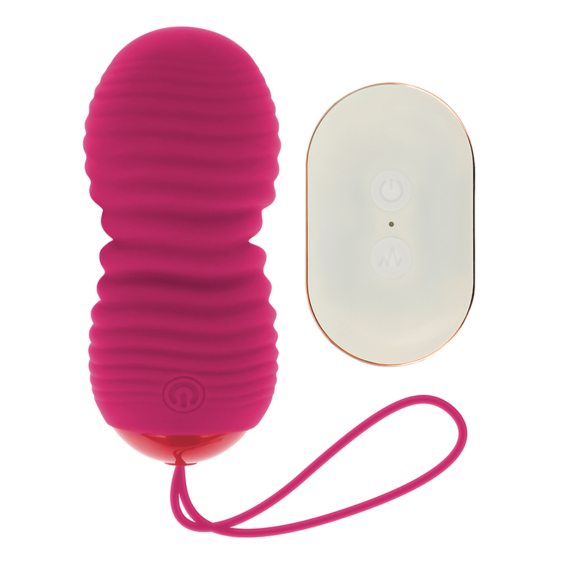 OHMAMA - Ei mit Fernbedienung, 7 Modi, Auf- und Abbewegung, Rosa