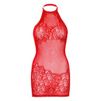 LEG AVENUE – Strass Neckholder-Minikleid One Size (Einheitsgröße)