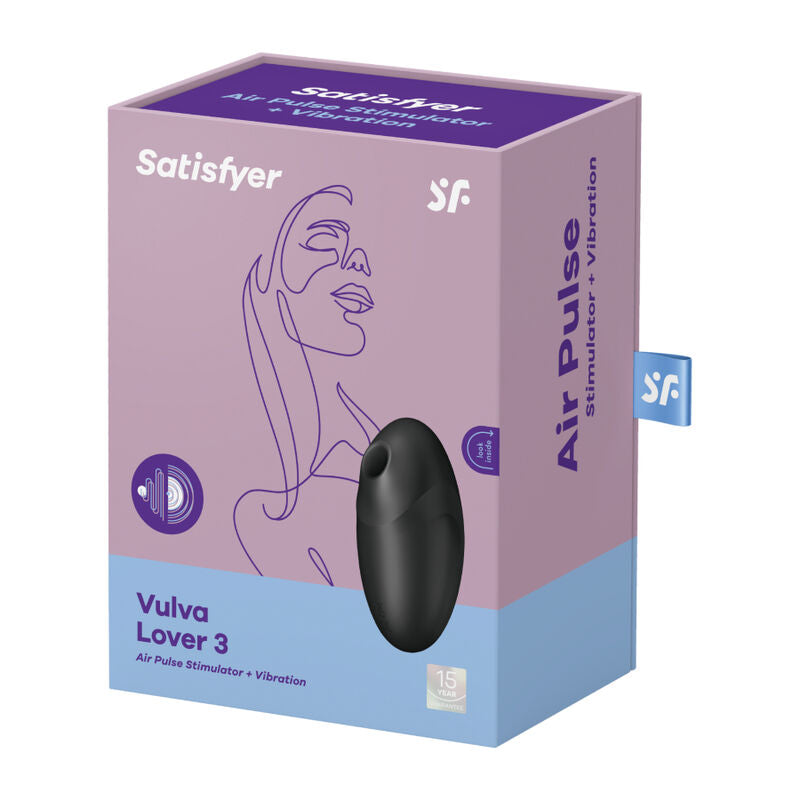 SATISFYER - Vulva Lover 3 Air Pulse Stimulator & Vibrator