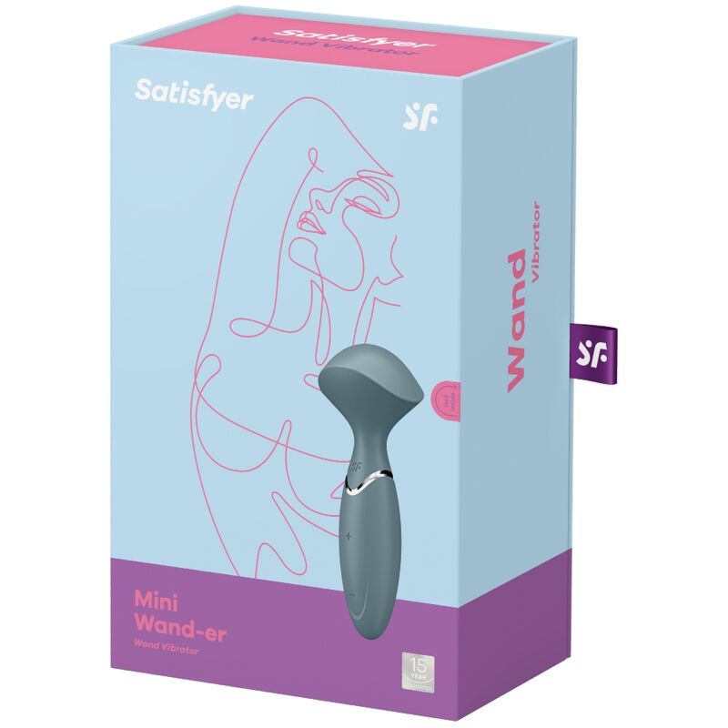 SATISFYER - Mini Wand-Er Grau kompakt