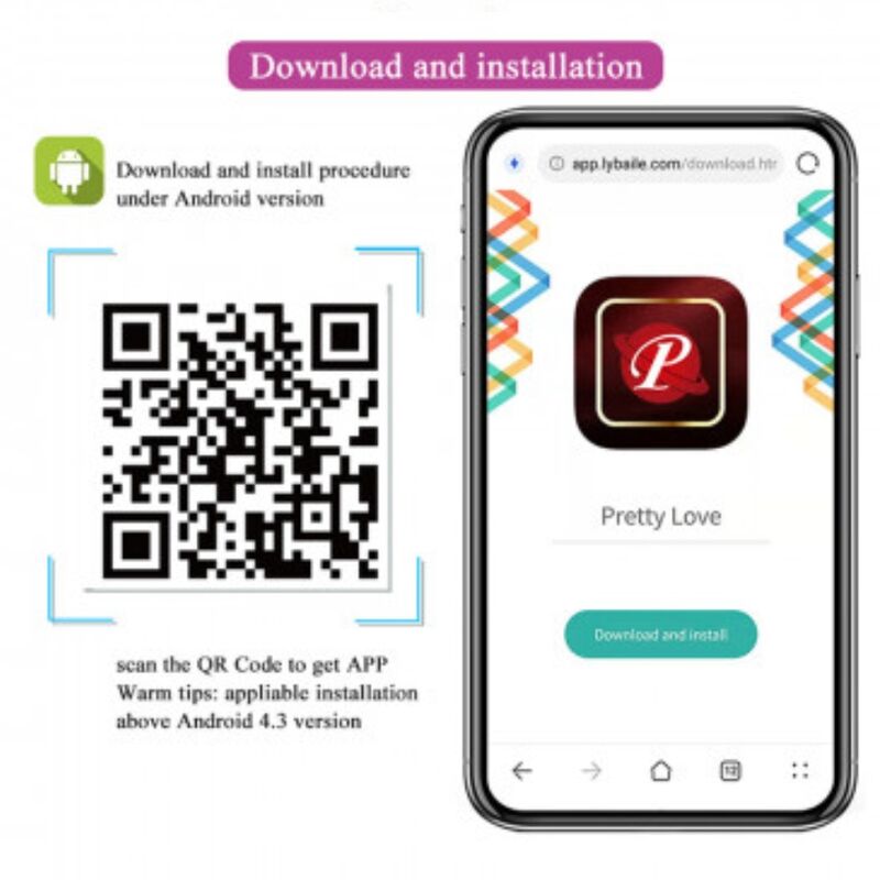 PRETTY LOVE - Catalina Massager - Kostenlose App Flieder