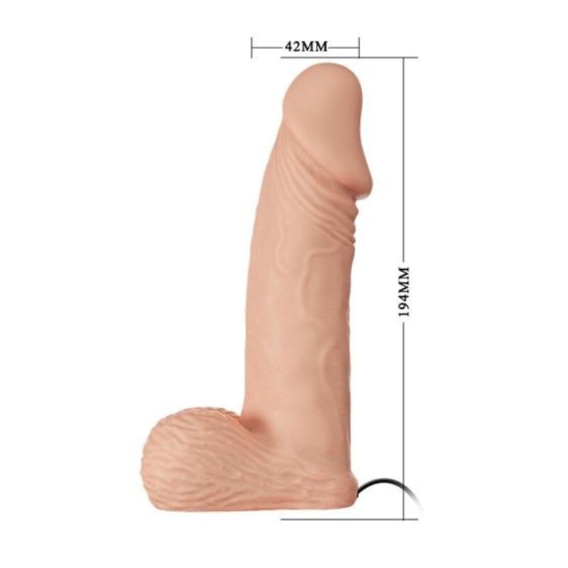 BAILE - Ultra Passionate Strap-on-Geschirr mit Dildo Natur, 19,4 cm