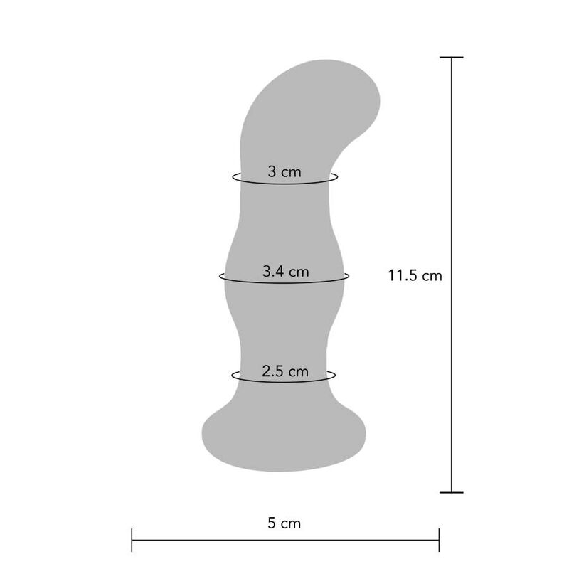 TOYJOY - The Gleaming vibrierender Glas-Butt Plug