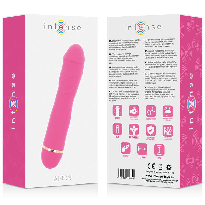 INTENSE - Airon, 20 Geschwindigkeiten, Silikon Rosa