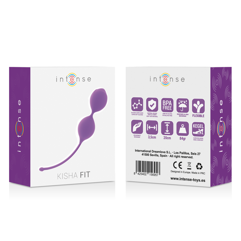 INTENSE - Kisha Fit Silikon-Beckenbodenkegel Flieder