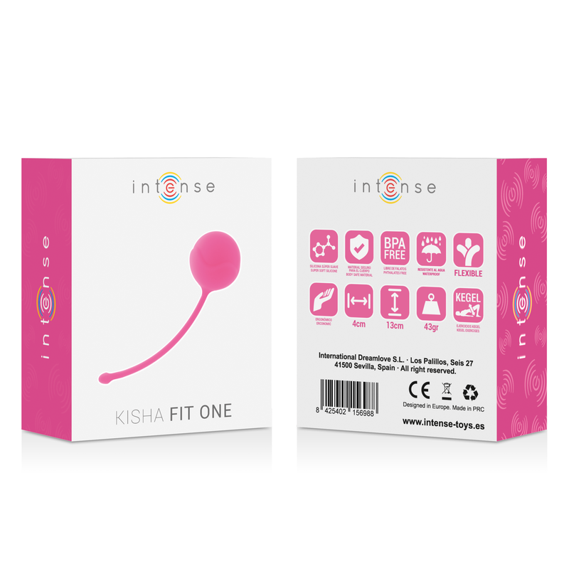 INTENSE - Kisha Fit One Silikon-Beckenbodenkegel Fuchsia