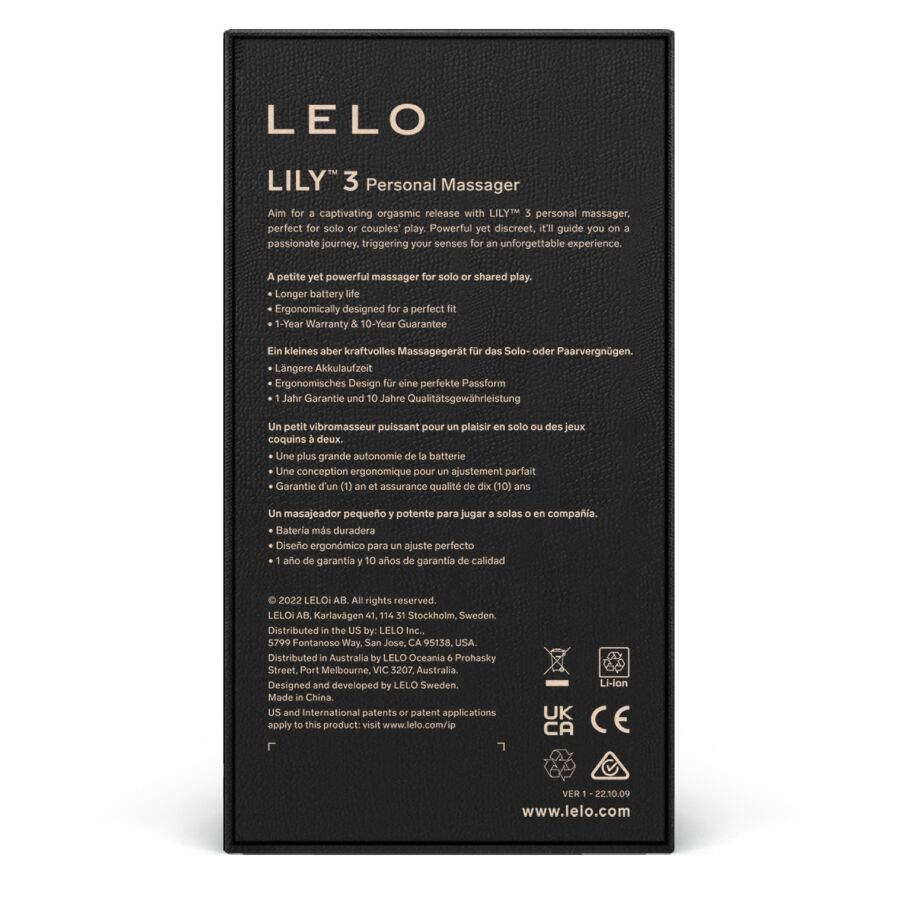 LELO - Lily 3 persönlicher Massager Polargrün ergonomisch