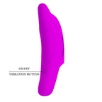 PRETTY LOVE - Delphini Fingerstimulator Lila leistungsstark