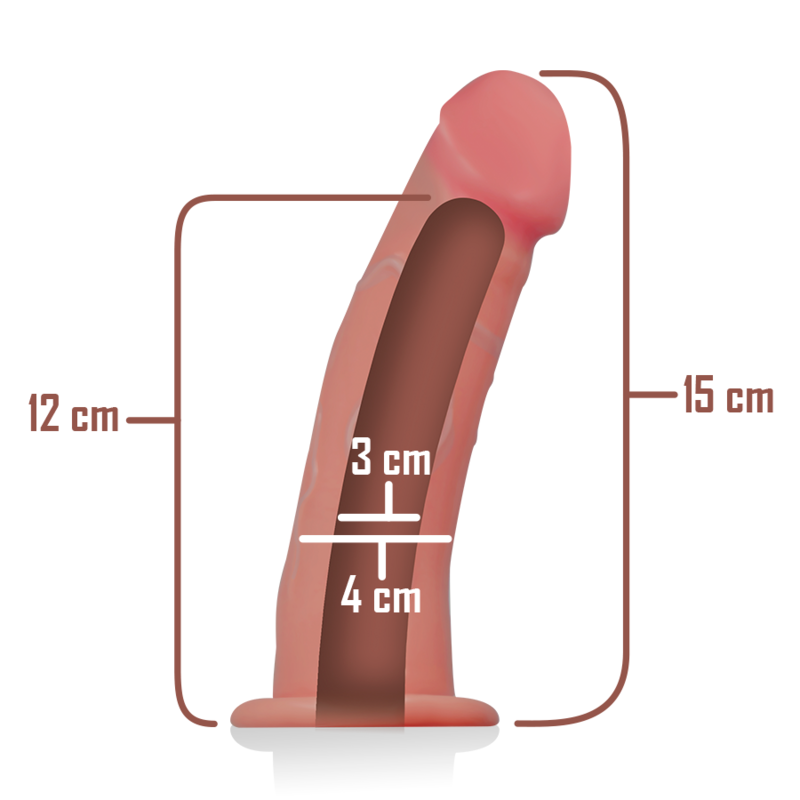 Intense – Hohlgeschirr mit Dildo 16 x 3 cm