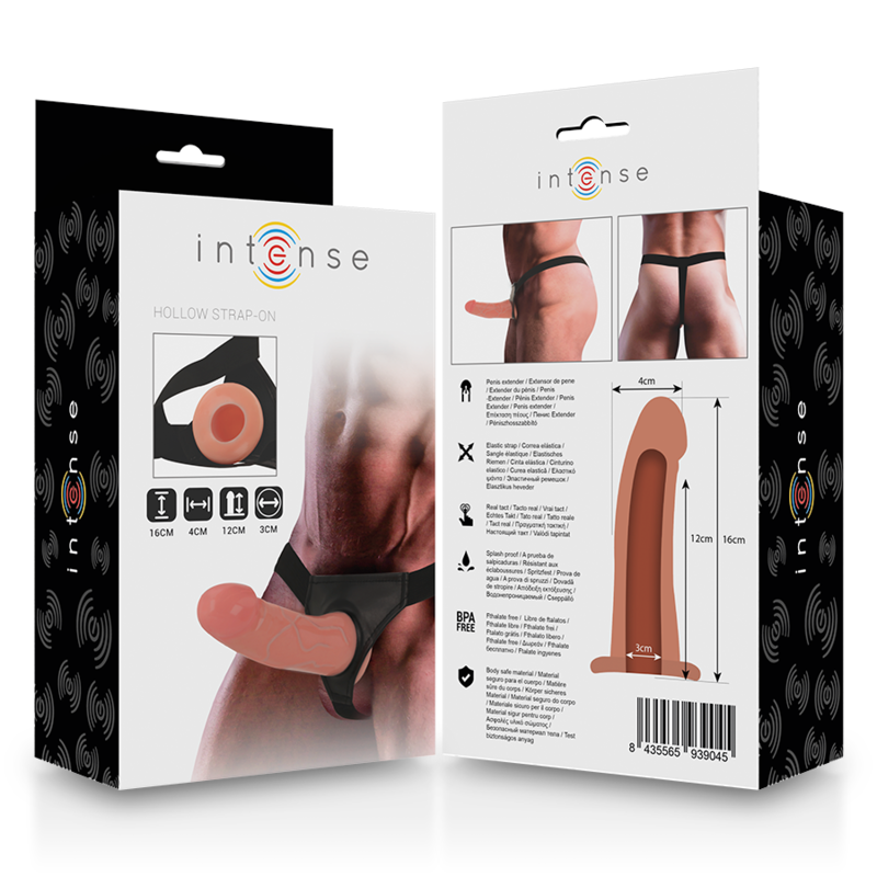 Intense – Hohlgeschirr mit Dildo 16 x 3 cm