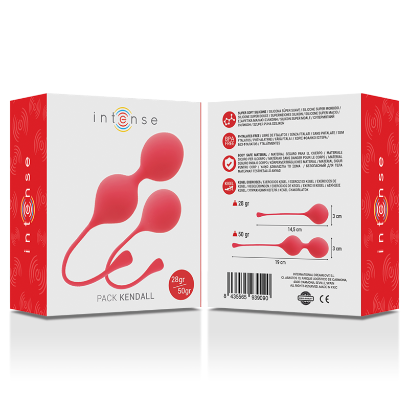 INTENSE - Kendall Kegel Balls Beckenbodenkugel-Set Rot