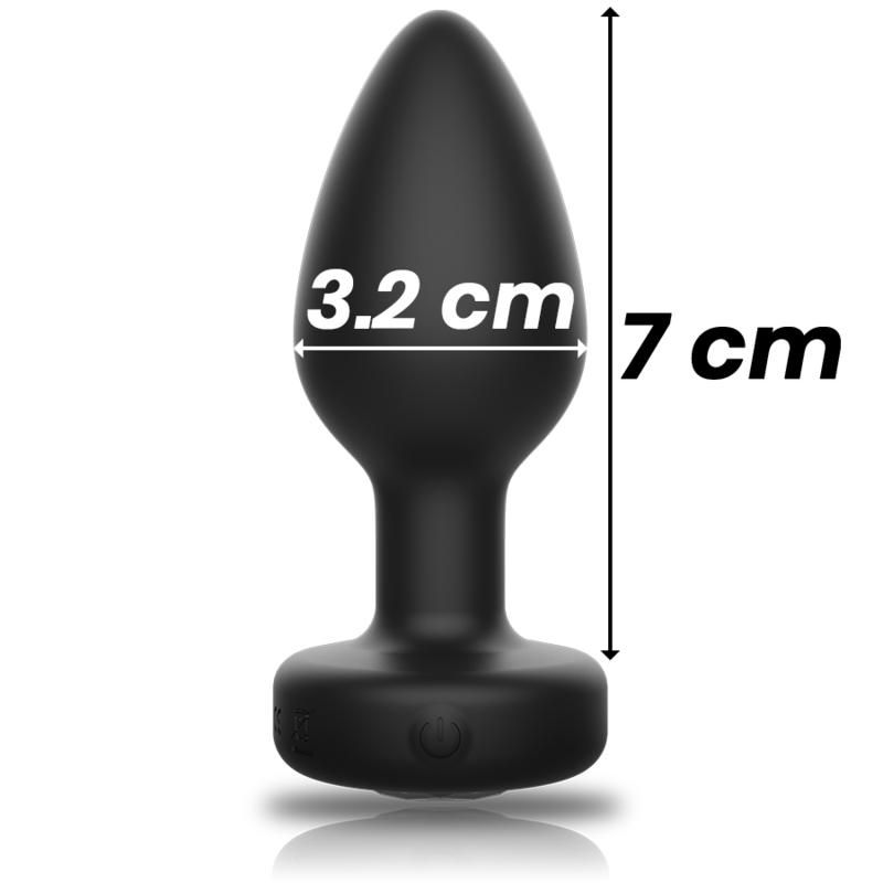 IBIZA - Analplug mit Fernbedienung Größe M