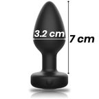 IBIZA - Analplug mit Fernbedienung Größe M