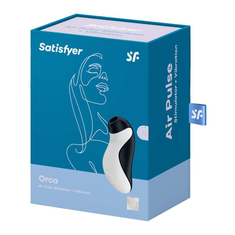 SATISFYER - Orca Air Pulse Stimulator + Vibration