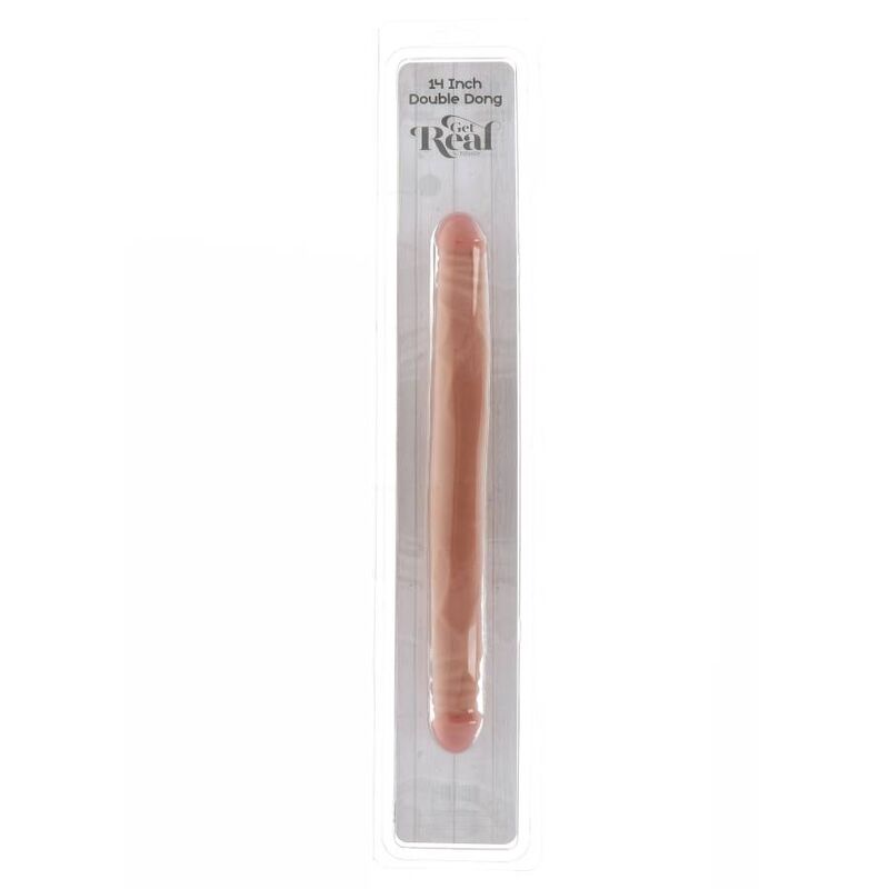 GET REAL - Doppel-Dildo Hautfarben, 35 cm