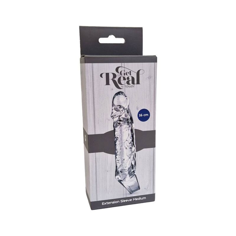 GET REAL - Penisverlängerungshülle Medium Transparent