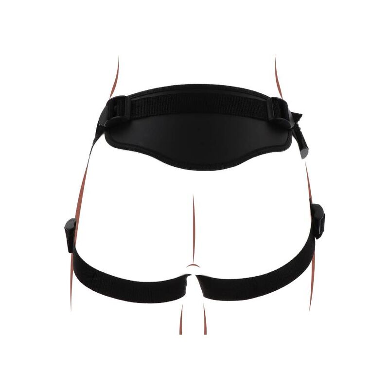 GET REAL - Strap-on-Deluxe-Geschirr Schwarz