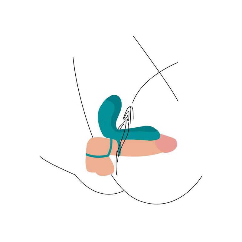 XOCOON - Vibrierender Partnerring Grün