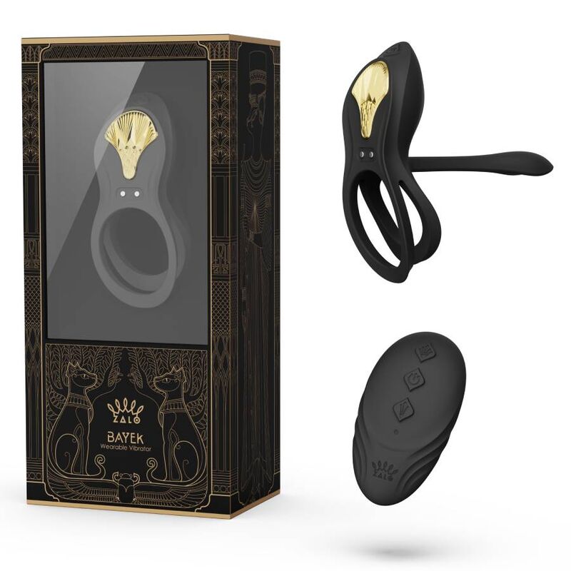 ZALO - Bayek vibrierender Partnerring Schwarz