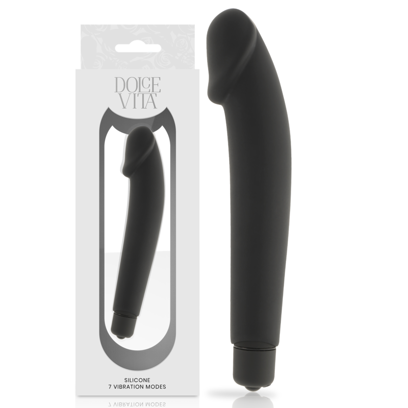 DOLCE VITA - Realistic Silikon-Dildo Schwarz