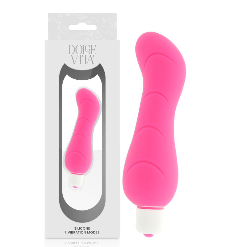 DOLCE VITA - G-Spot Pink Silicone ergonomisch