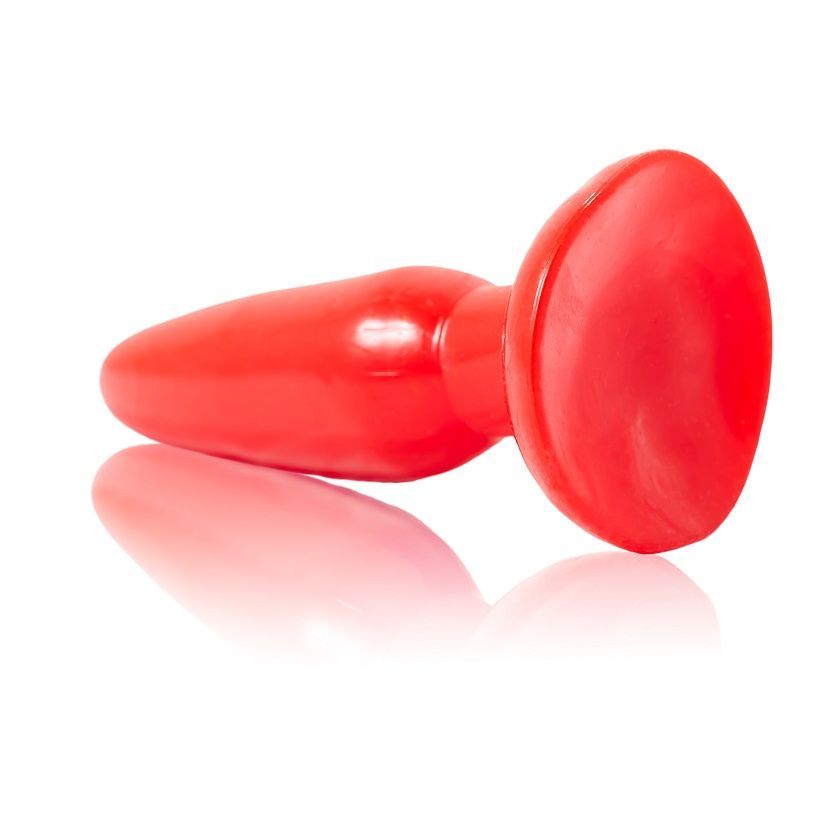 BAILE - Kompakter Analplug Rot, 15 cm
