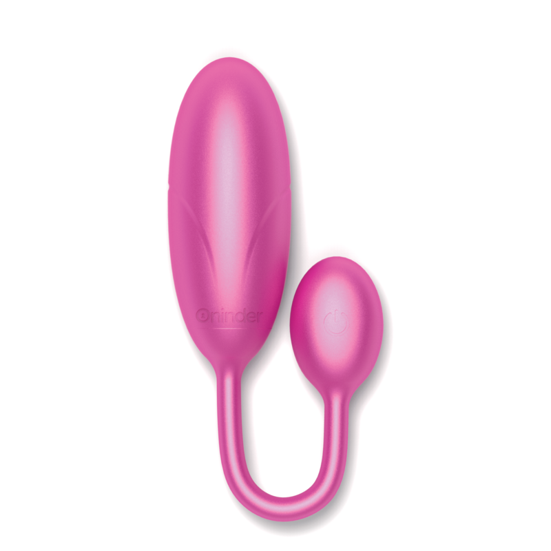 ONINDER - Denver Vibrationsei Rosa, 7 x 2,7 cm - Kostenlose App