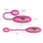 ONINDER - Denver Vibrationsei Rosa, 7 x 2,7 cm - Kostenlose App