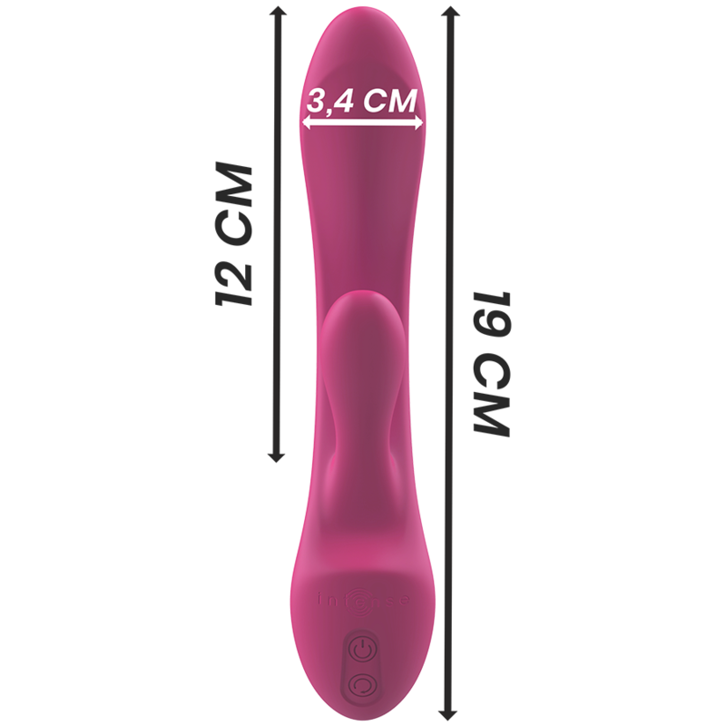 INTENSE - Luigi Rabbit-Vibrator aus Flüssigsilikon Rosa
