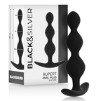 Black&Silver - Rupert Analkugelkette 10 cm