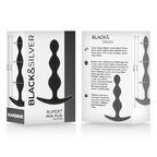 Black&Silver - Rupert Analkugelkette 10 cm