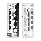 Black&Silver - Lennon Anal-Rosenkranz 4 Silikonkugeln 15 cm