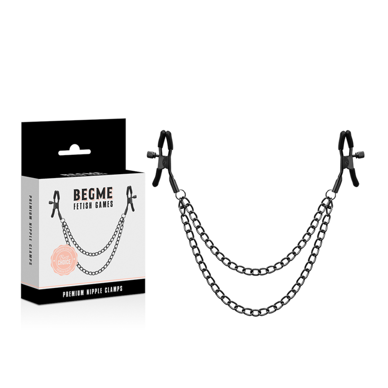BEGME – Red Edition Nippelclips mit Kette