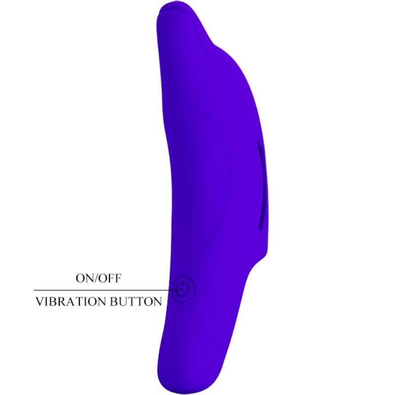 PRETTY LOVE - Delphini Fingerstimulator Dunkelblau leistungsstark