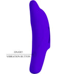 PRETTY LOVE - Delphini Fingerstimulator Dunkelblau leistungsstark