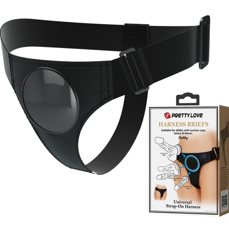 PRETTY LOVE - Universal-Strap-on-Geschirr Schwarz