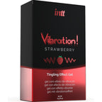 INTT – Kraftvolles intimstimulierendes flüssiges Vibrationsgel Erdbeere 15 ml