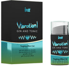 INTT – Kraftvolles intimstimulierendes flüssiges Vibratorgel Gin Tonic 15 ml