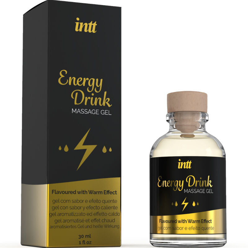 INTT MASSAGE & ORAL SEX - Wärmendes Massagegel mit Energy-Drink-Aroma