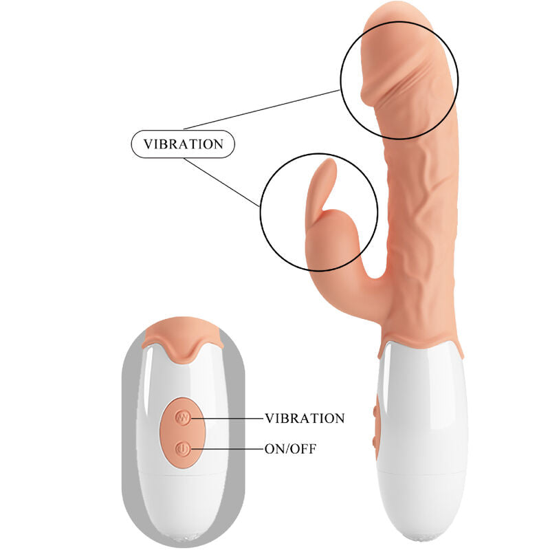 PRETTY LOVE - Osterhasen-Rabbit-Vibrator mit Stimulator