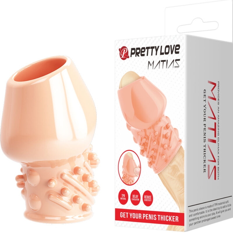 PRETTY LOVE - Matias Penis-Verdickungshülle Natur