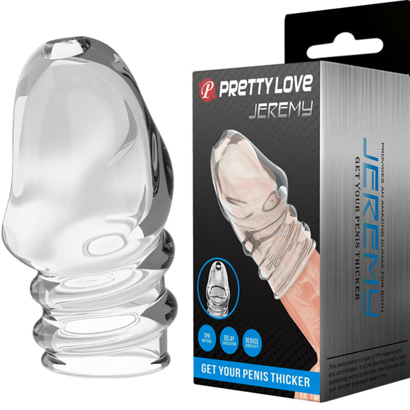 PRETTY LOVE - Jeremy transparente Penis-Verdickungshülle