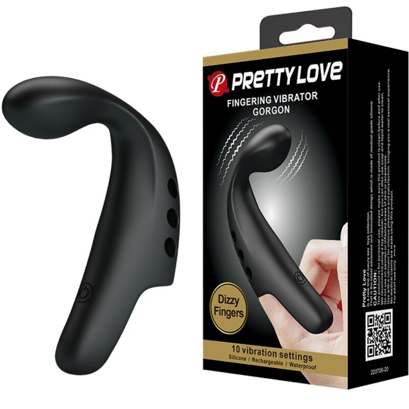 PRETTY LOVE - Gorgon Vibrator Schwarz kompakt