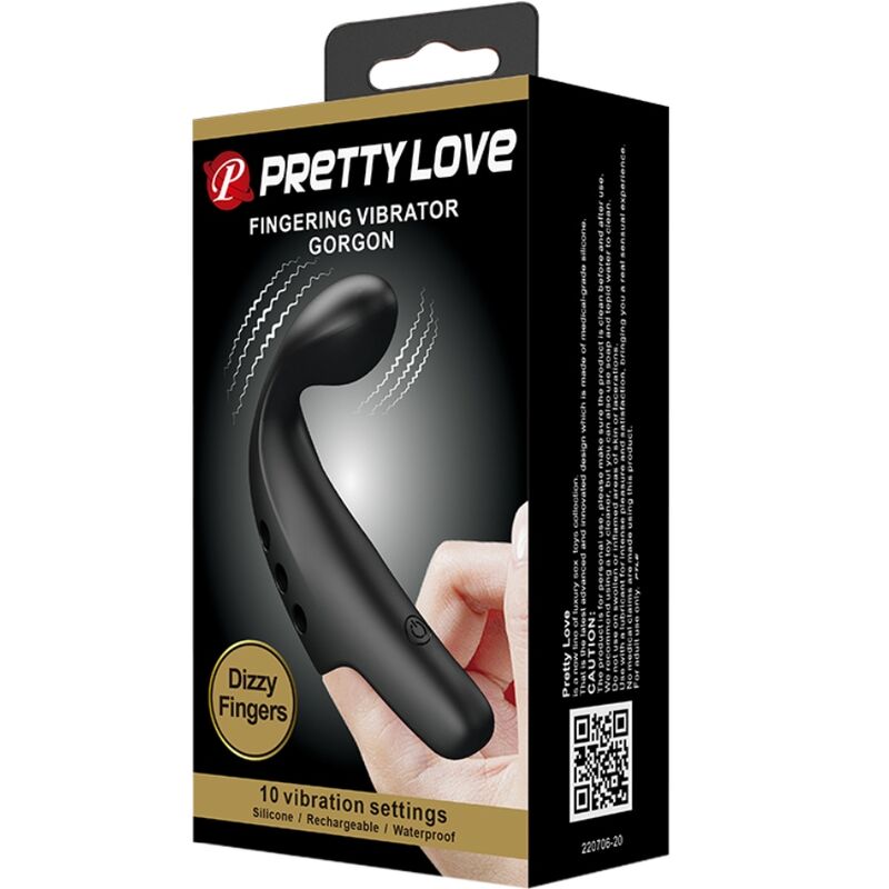 PRETTY LOVE - Gorgon Vibrator Schwarz kompakt