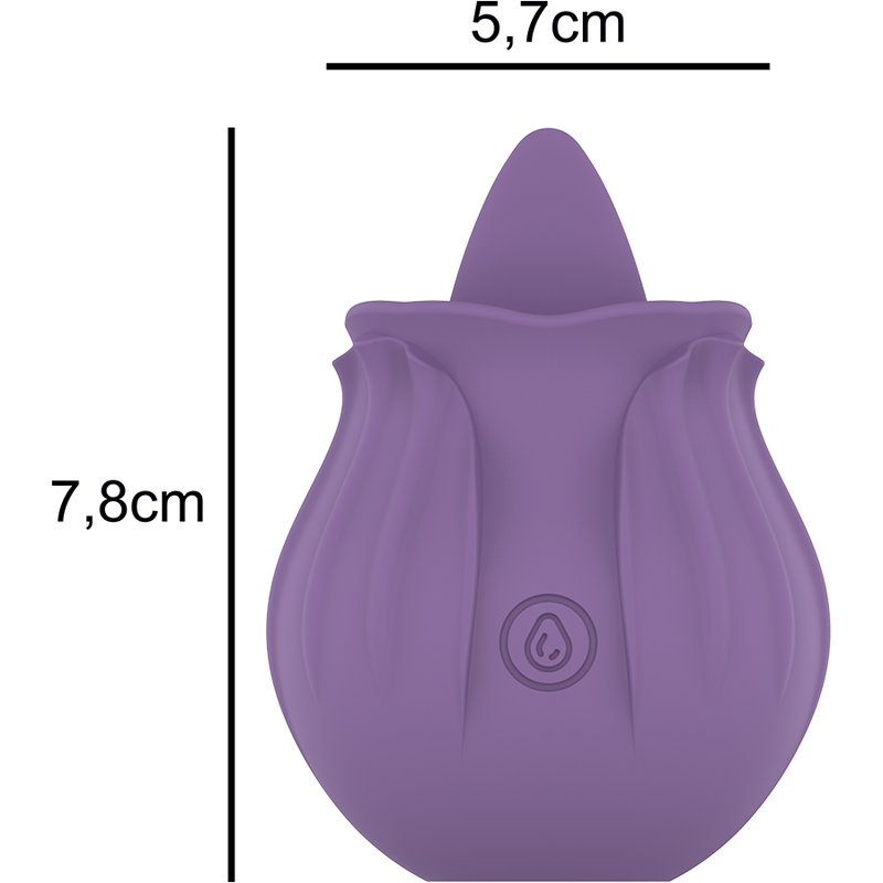 INTENSE - Kompakter Klitorisstimulator Violett, 10 Vibrationsmodi