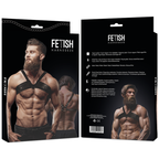 FETISH SUBMISSIVE ATTITUDE Brigade-Brustgurt aus Kunstleder für Männer