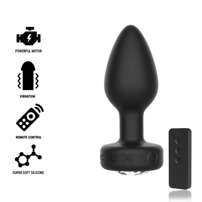 IBIZA - Analplug mit Fernbedienung Größe S