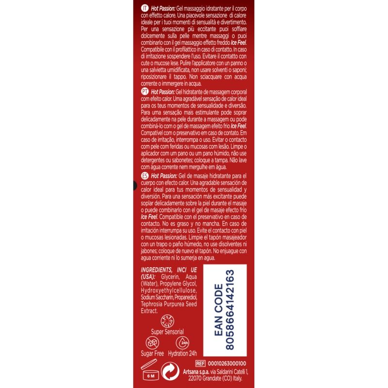CONTROL - Hot Passion 3-in-1-Gel mit Wärmeeffekt, 200 ml