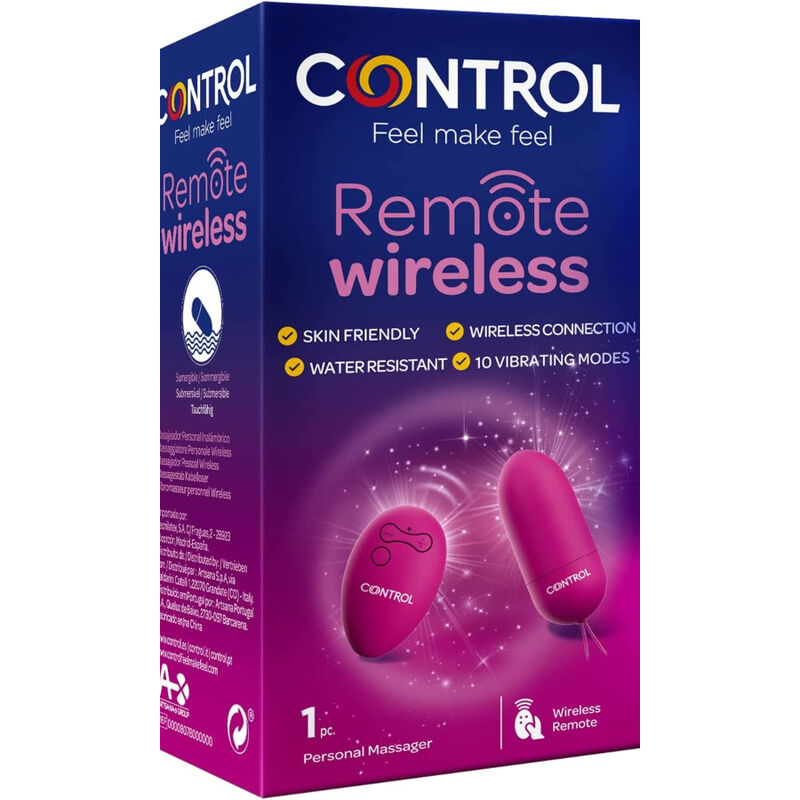 CONTROL - Persönlicher Massager mit kabelloser Fernbedienung